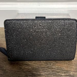 Kate Spade Wallet, Navy Glitter, New Never Used